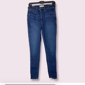 Madewell 10" High-Rise Skinny Jeans‎ in Hayes Wash